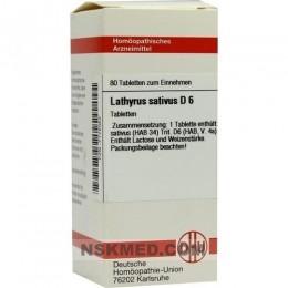 LATHYRUS SATIVUS D 6 Tabletten 80 St
