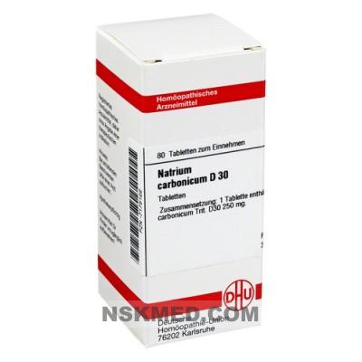 NATRIUM CARBONICUM D 30 Tabletten 80 St