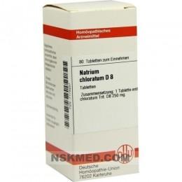 NATRIUM CHLORATUM D 8 Tabletten 80 St