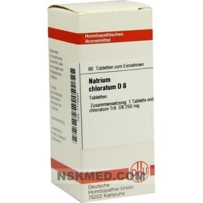 NATRIUM CHLORATUM D 8 Tabletten 80 St