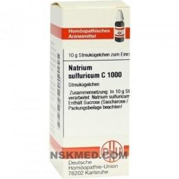 NATRIUM SULFURICUM C 1000 Globuli 10 g