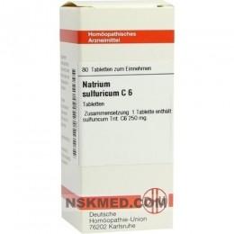 NATRIUM SULFURICUM C 6 Tabletten 80 St
