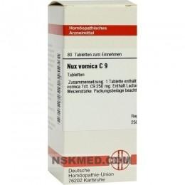 NUX VOMICA C 9 Tabletten 80 St