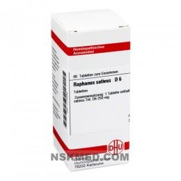 RAPHANUS SATIVUS D 6 Tabletten 80 St