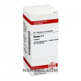 RUMEX C 6 Tabletten 80 St