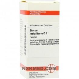 ZINCUM METALLICUM C 6 Tabletten 80 St