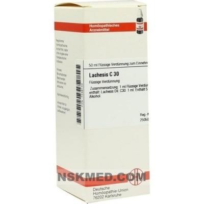 LACHESIS C 30 Dilution 50 ml