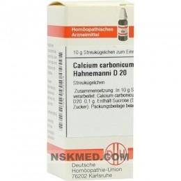 CALCIUM CARBONICUM Hahnemanni D 20 Globuli 10 g