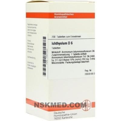 ICHTHYOLUM D 6 Tabletten 200 St