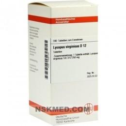 LYCOPUS VIRGINICUS D 12 Tabletten 200 St
