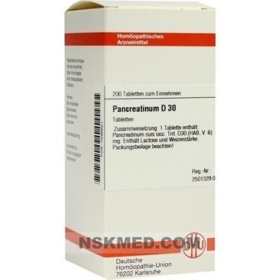 PANCREATINUM SUIS D 30 Tabletten 200 St