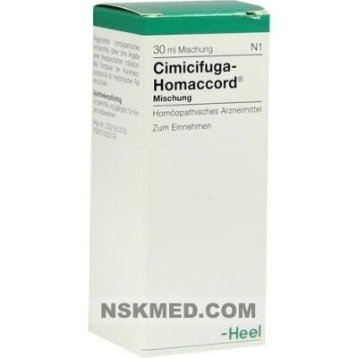 Цимицифуга Гомаккорд капли (CIMICIFUGA HOMACCORD) Tropfen 30 ml