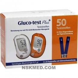 GLUCO TEST Plus Blutzuckerteststreifen 50 St