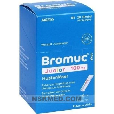 BROMUC akut Junior 100 mg Hustenlöser P.H.e.L.z.E. 20 St