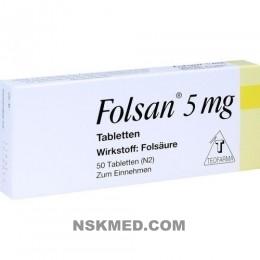 FOLSAN 5 mg Tabletten 50 St