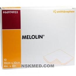 MELOLIN 10x10 cm Wundauflagen steril 10 St
