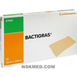 Бактиграс антисептическая парафинизированная марлевая повязка (BACTIGRAS antiseptische Paraffingaze) 15x20 cm 10 St