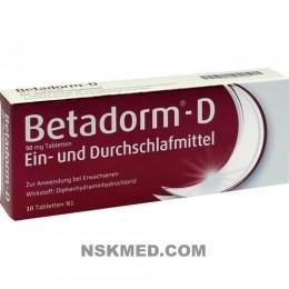 BETADORM D Tabletten 10 St