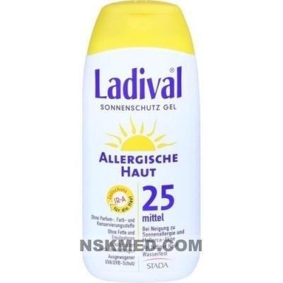 LADIVAL allergische Haut Gel LSF 25 200 ml