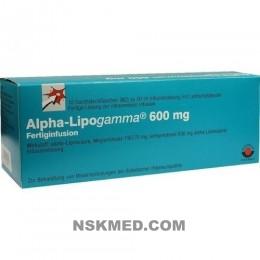 ALPHA LIPOGAMMA 600 mg Fertiginfus.Durchst.F. 10X50 ml