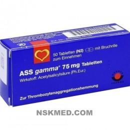 ASS gamma 75 mg Tabletten 50 St