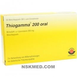 THIOGAMMA 200 oral Weichkapseln 30 St