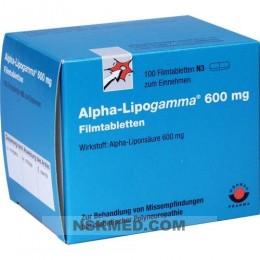 ALPHA LIPOGAMMA 600 mg Filmtabletten 100 St