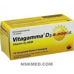 Витагамма Д3 (VITAGAMMA D3) 2.000 I.E. Vitamin D3 NEM Tabletten 100 St