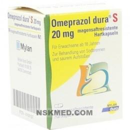 OMEPRAZOL dura S 20 mg magensaftresist.Hartkapseln 14 St
