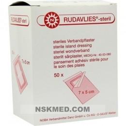 RUDAVLIES-steril Verbandpflaster 5x7 cm 50 St