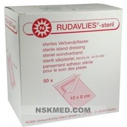 RUDAVLIES-steril Verbandpflaster 8x10 cm 50 St