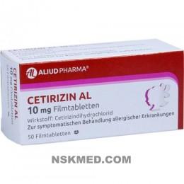 CETIRIZIN AL 10 mg Filmtabletten 50 St