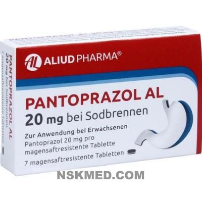 PANTOPRAZOL AL 20 mg bei Sodbr.magensaftres.Tabl. 7 St