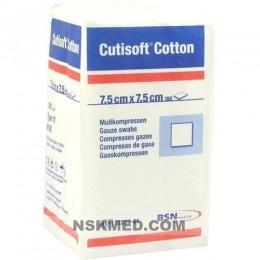 CUTISOFT Cotton Kompr.7,5x7,5 cm unsteril 100 St