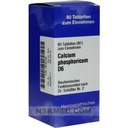 BIOCHEMIE 2 Calcium phosphoricum D 6 Tabletten 80 St