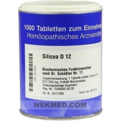 BIOCHEMIE 11 Silicea D 12 Tabletten 1000 St