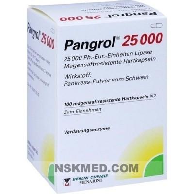 PANGROL 25.000 Hartkps.m.magensaftr.überz.Pell. 100 St