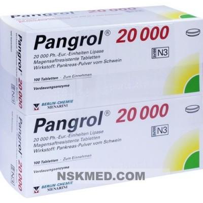 PANGROL 20.000 magensaftresistente Tabletten 200 St