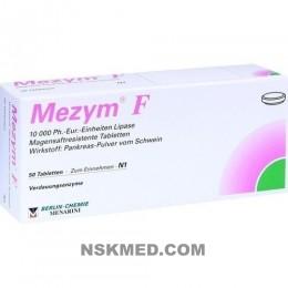 Мезим F таблетки в оболочке (MEZYM F magensaftresistente Tabletten) 50 St