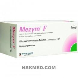 Мезим F таблетки в оболочке (MEZYM F magensaftresistente Tabletten) 100 St