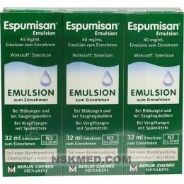 Эспумизан эмульсия от метеоризма (ESPUMISAN Emulsion) 3X32 ml