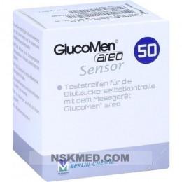 Тест-полоски глюкозы в крови (GLUCOMEN) areo Sensor Teststreifen 50 St