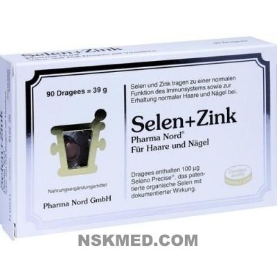 SELEN+ZINK Pharma Nord Dragees 90 St