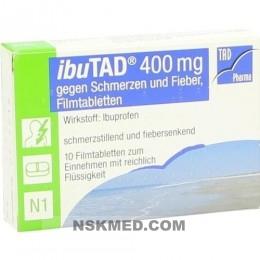 IBUTAD 400 mg gegen Schmerzen und Fieber Filmtabl. 10 St