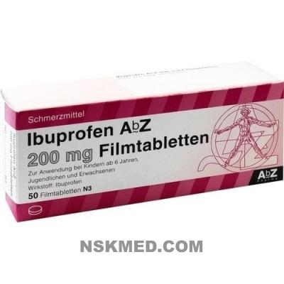 IBUPROFEN AbZ 200 mg Filmtabletten 50 St