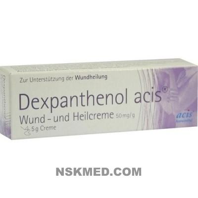 DEXPANTHENOL acis Wund- und Heilcreme 5 g