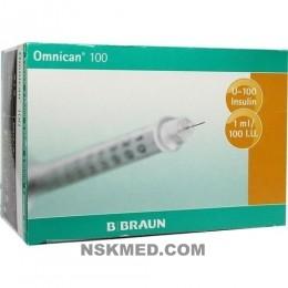 OMNICAN Insulinspr.1 ml U100 m.Kan.0,30x8 mm 100 St