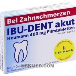 IBU DENT akut Heumann 400 mg Filmtabletten 10 St