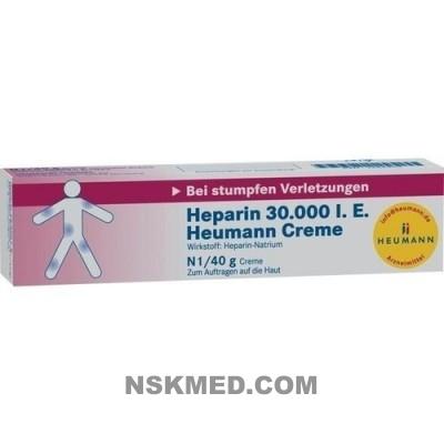 HEPARIN 30.000 Heumann Creme 40 g