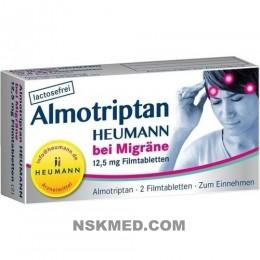 Алмотриптан Хойманн средство головной боли (ALMOTRIPTAN Heumann bei Migräne) 12,5 mg Filmtabl. 2 St